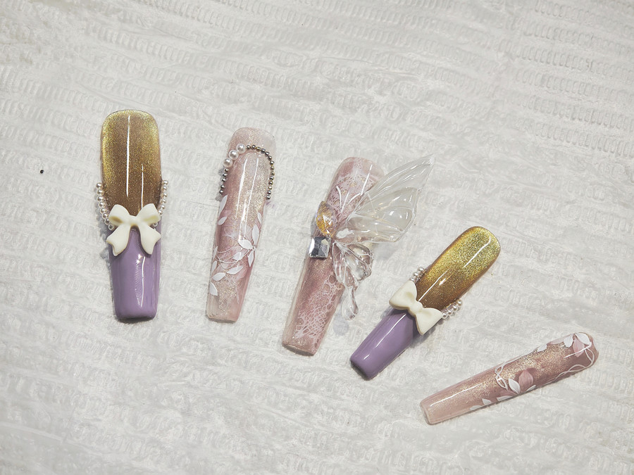 貓眼雕藝美甲，南寧美甲培訓(xùn)新手